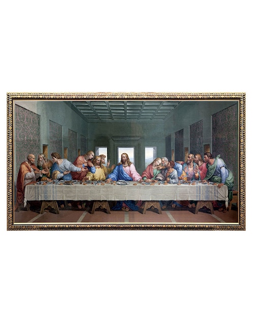 UN TOQUE FRANCÉS Litografía Un Toque Francés Ultima Cena técnica impresión