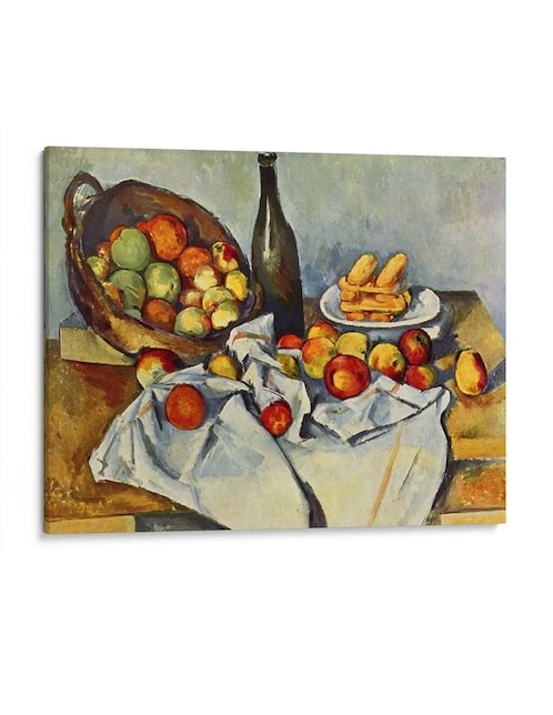 Imagen de producto Cuadro Canvas Lab impreso en lienzo Cesto de manzanas Paul Cézanne
