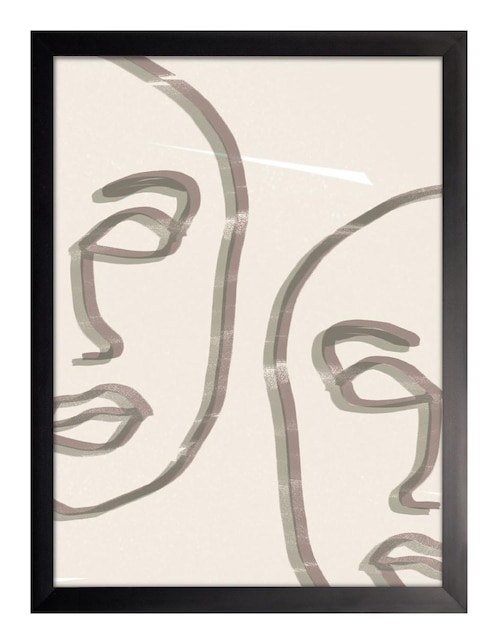 Cuadro decorativo Siluetas Abstractas III de Fábrica Galería