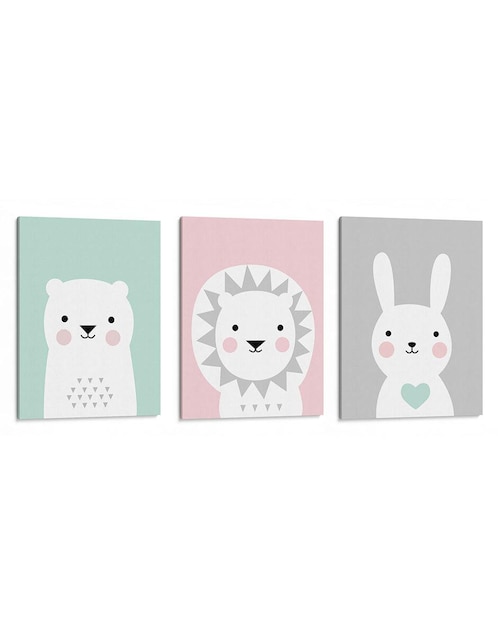 Set litografías Pastel Animals técnica Impresión 1