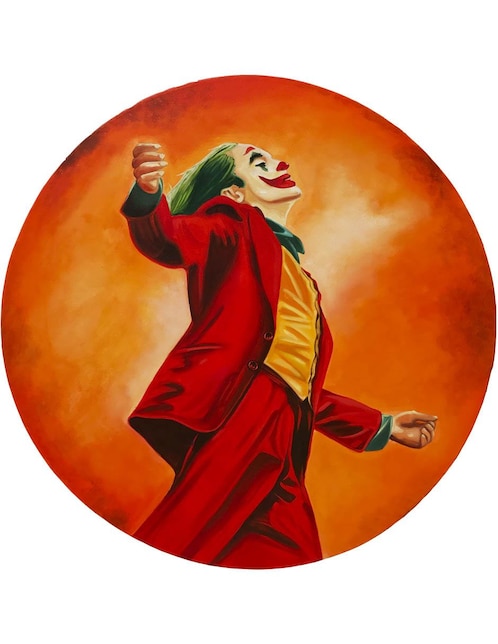 Pintura de óleo sobre tela El Guasón Joker Lune Art Gallery