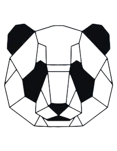 Oso Panda geométrico Homys