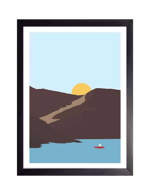 Litografía Fábrica Galería Paisajes Ilustrados 001 técnica Impresión
