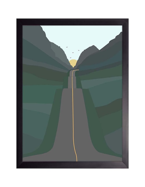 Litografía Fábrica Galería Paisajes Ilustrados 021 técnica Impresión