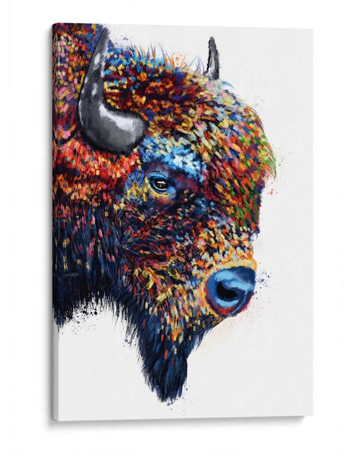 Imagen de producto Litografía Canvas Lab Bisonte Colorido técnica Impresión