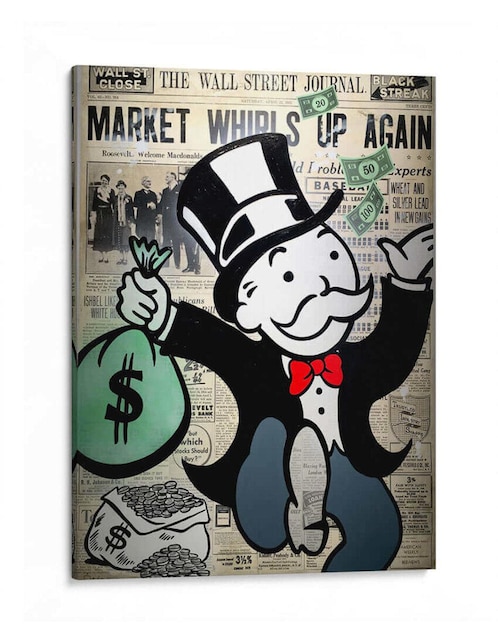 Imagen de producto Litografía Canvas Lab Take The Money And Run técnica Impresión