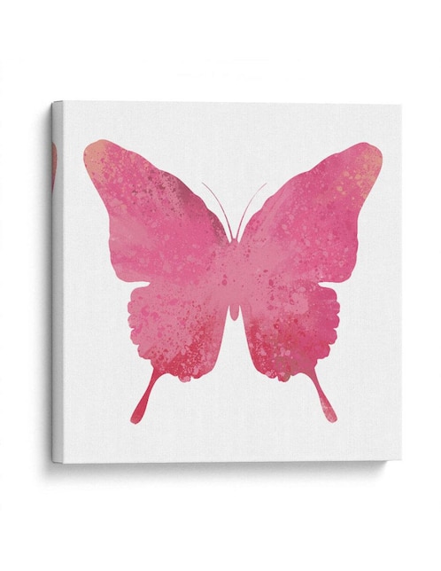Imagen de producto Litografía Canvas Lab Mariposa Rosa técnica Impresión