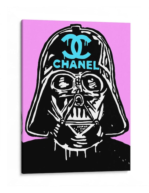 Litografía Canvas Lab Vader Chanel técnica Impresión