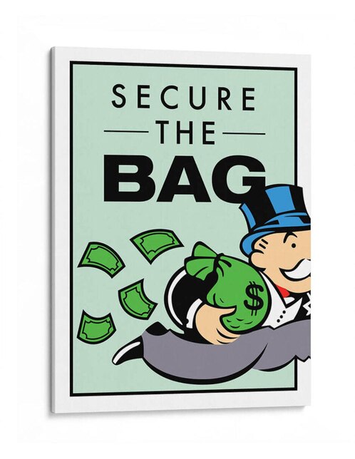Imagen de producto Litografía Canvas Lab Secure The Bag técnica Impresión