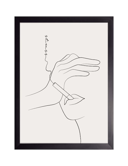 Litografía Siluetas en Línea 014 1
