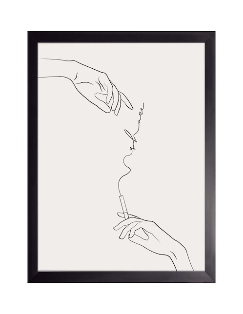 Litografía Siluetas en Línea 024 1
