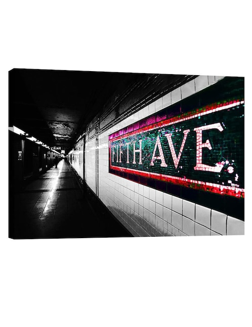 Cuadro decorativo Nueva York Fifth Ave Metro 1