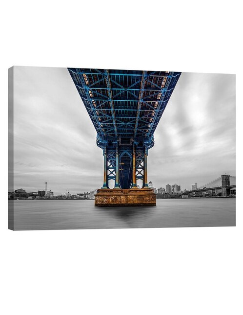 Cuadro decorativo Pixelarte Nueva York Manhattan Bridge