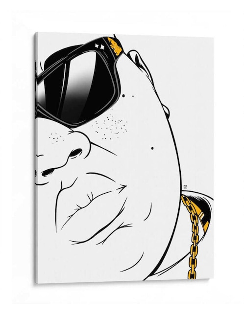 Litografía Biggie Lines técnica Impresión