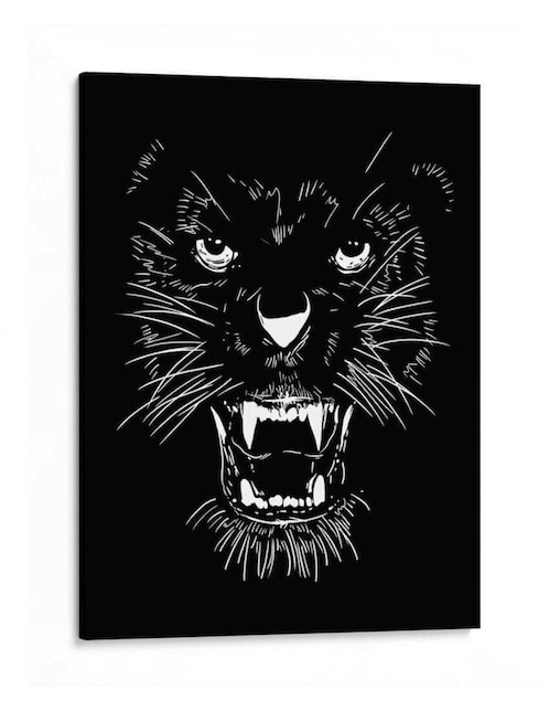 Litografía Canvas Lab Tiger Lines técnica Impresión