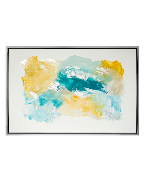 Pintura Radiant Yellow técnica acrílico Córner Home