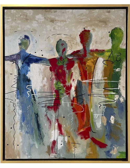 Pintura Abstracta técnica mixta 1