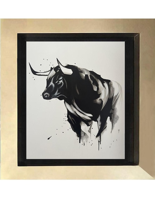Pintura Toro técnica acrílico Lune Art Gallery