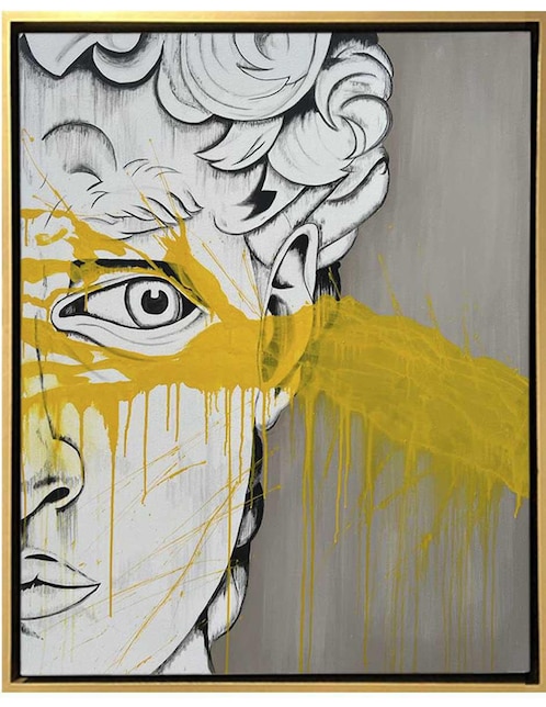 Pintura David Oro técnica mixta Lune Art Gallery