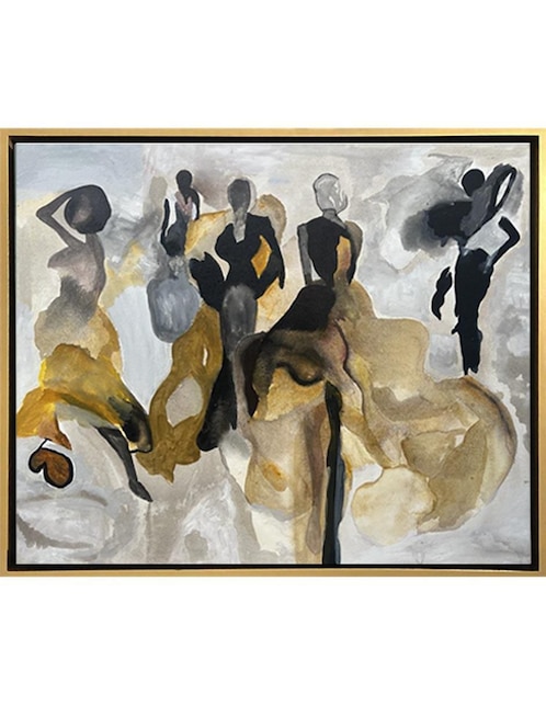 Pintura Dance técnica acrílico 1