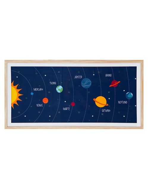 Litografía Haus Kids Solar System técnica impresión