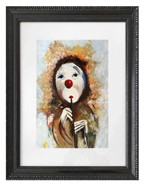Pintura Payasito técnica acrílico Lune Art Gallery