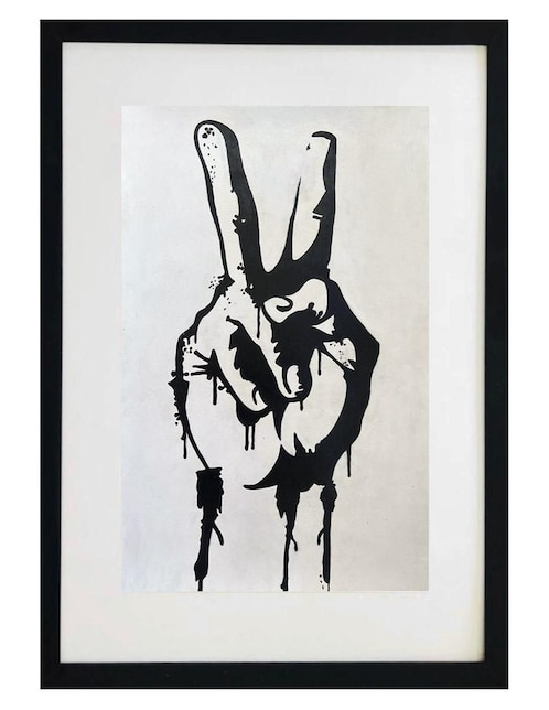 Pintura Love & Peace técnica acrílico Lune Art Gallery