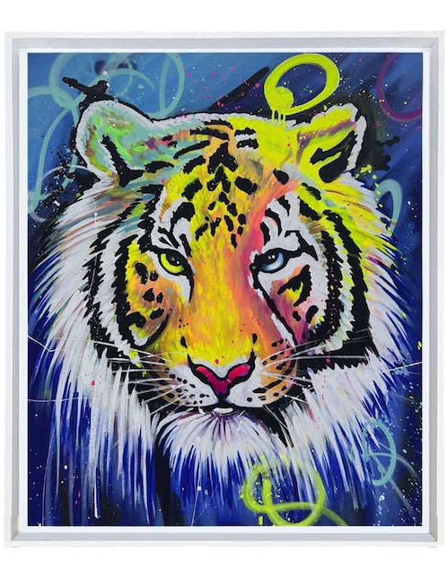 Pintura Dream Colors técnica mixta Lune Art Gallery AnimalArt