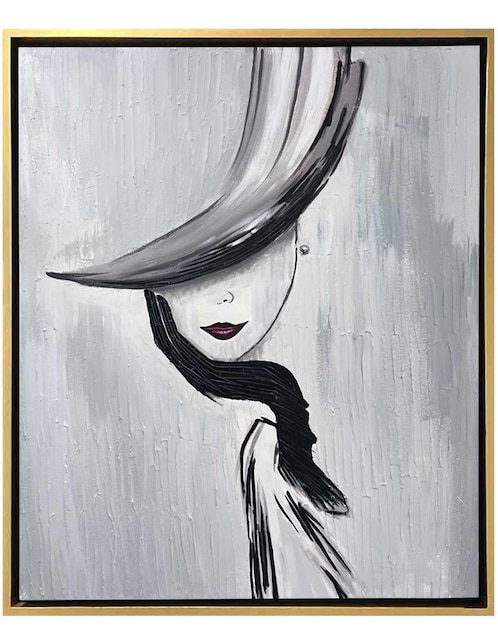 Pintura Societé 3.0 técnica mixta Lune Art Gallery Milleni Art