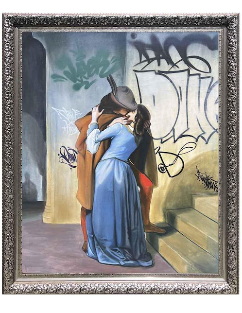 Pintura técnica mixta Lune Art Gallery Francés