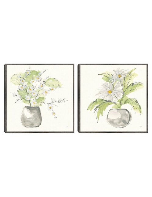 Pintura Planta técnica mixta Cuadros Jr