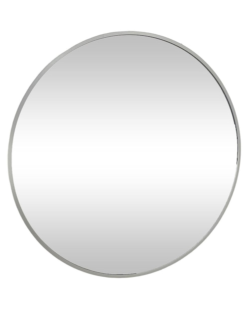 Espejo circular Haus Silver Round estilo contemporáneo