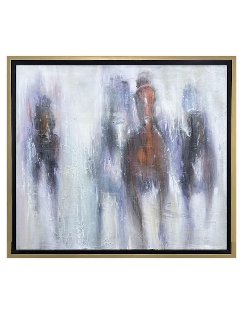 Pintura Caballos Salvajes técnica mixta Lune Art Gallery AnimalArt