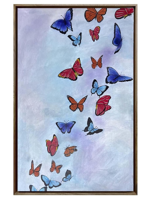 Pintura Butterfly Dream técnica acrílico Lune Art Gallery AnimalArt