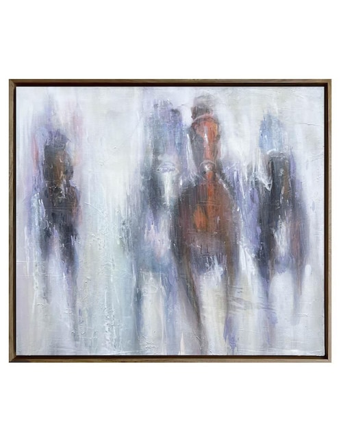 Pintura Caballos Salvajes técnica mixta Lune Art Gallery AnimalArt