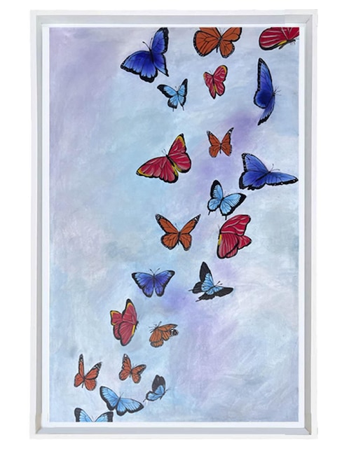 Pintura Butterfly Dream técnica acrílico Lune Art Gallery AnimalArt