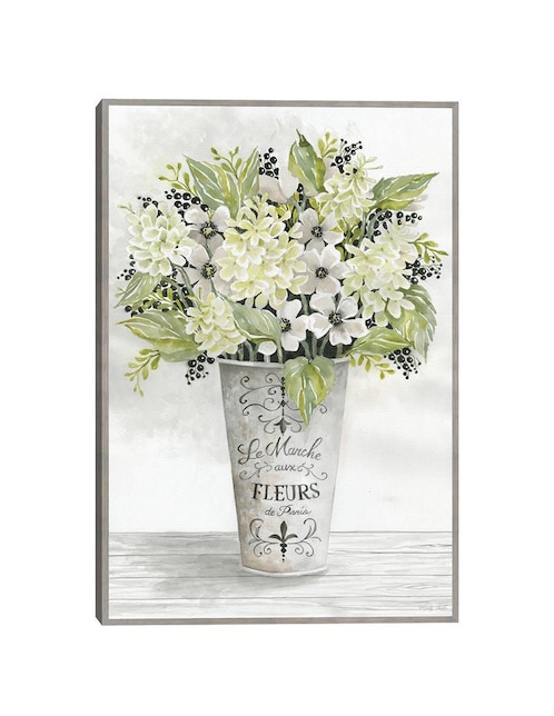 Pintura Francés I técnica mixta Floral Francés I 1