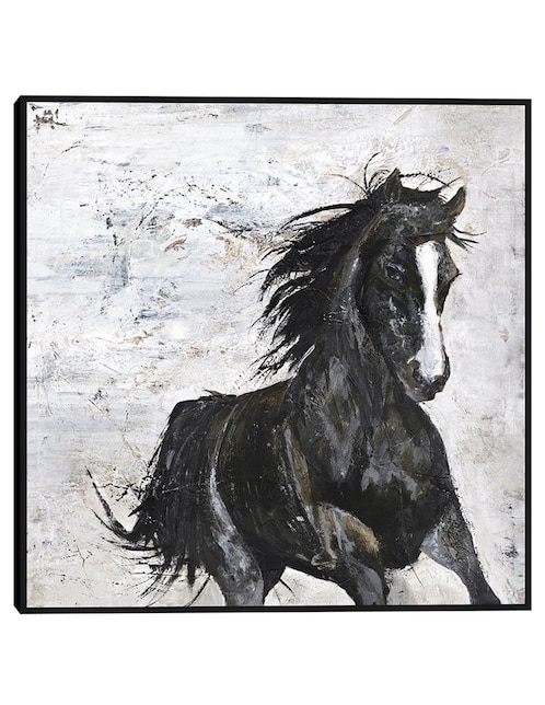 Pintura Caballo salvaje I técnica mixta Animales 1