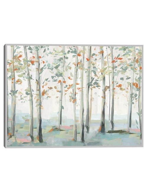 Pintura Bosque Esmeralda III técnica mixta Cuadros Jr