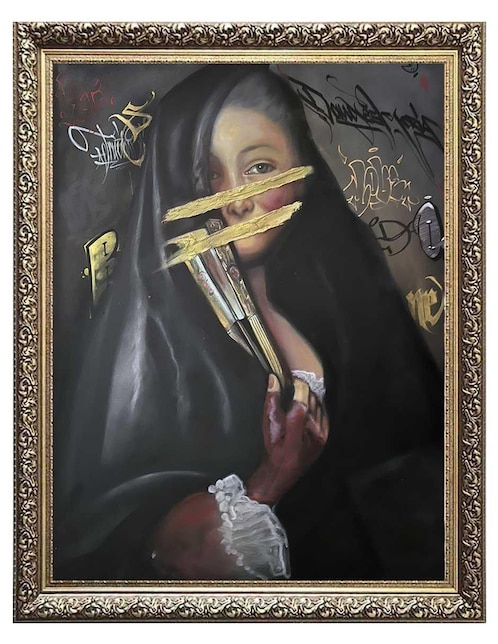Pintura Adelaida técnica óleo Lune Art Gallery