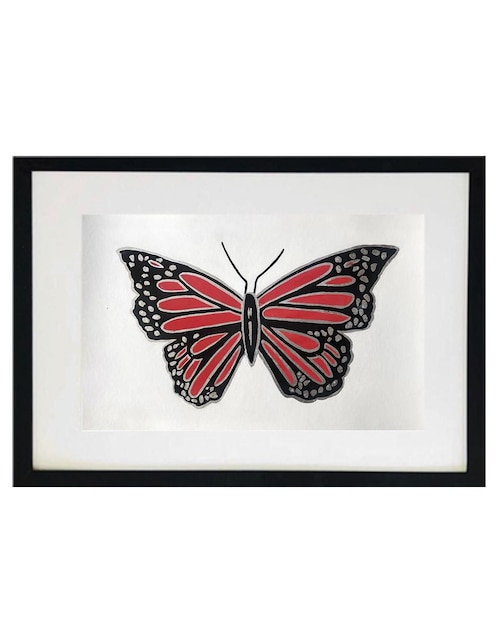 Pintura Butterfly III técnica acrílico Lune Art Gallery AnimalArt