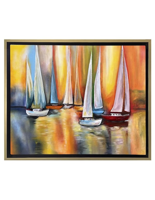 Pintura Veleros II técnica acrílico Lune Art Gallery Paisajes Veleros