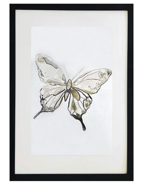 Pintura Butterfly IV técnica acrílico Lune Art Gallery Animalart