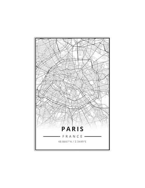 Pintura técnica impresión Haus Mapas del Mundo
