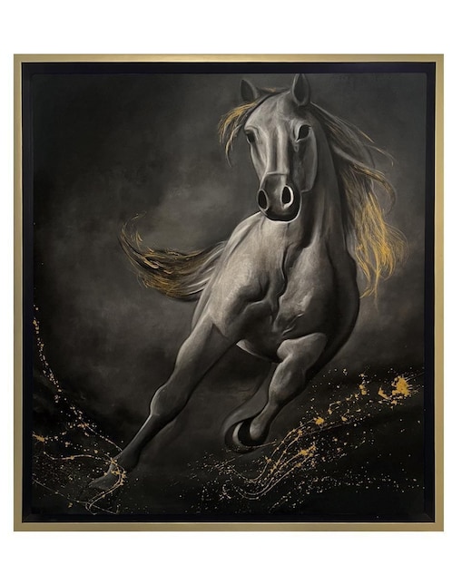 Pintura Dream Horse técnica mixta Lune Art Gallery AnimalArt