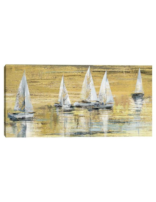 Pintura Vela de Oro técnica mixta Costa 1