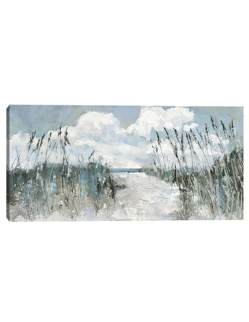 Pintura Pasaje frente al mar técnica mixta Costa 1