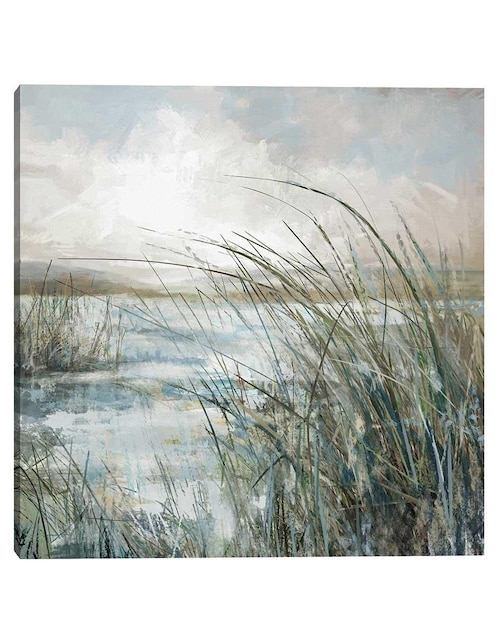 Pintura Más allá de las dunas técnica mixta Paisaje 1