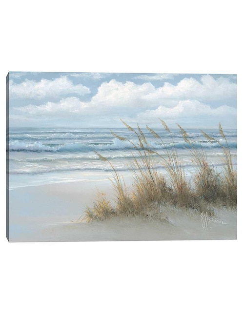 Pintura Avena de mar técnica mixta Costa 1