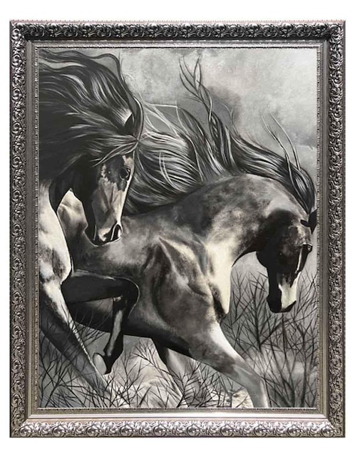 Pintura Fuerzas Poderosas técnica acrílico Lune Art Gallery AnimalArt